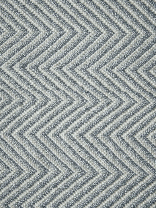 Indoor Outdoor Herringbone Reversible Rug - Soft Blue