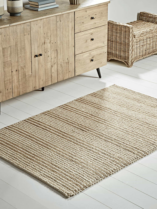 French Stripe Jute Rug