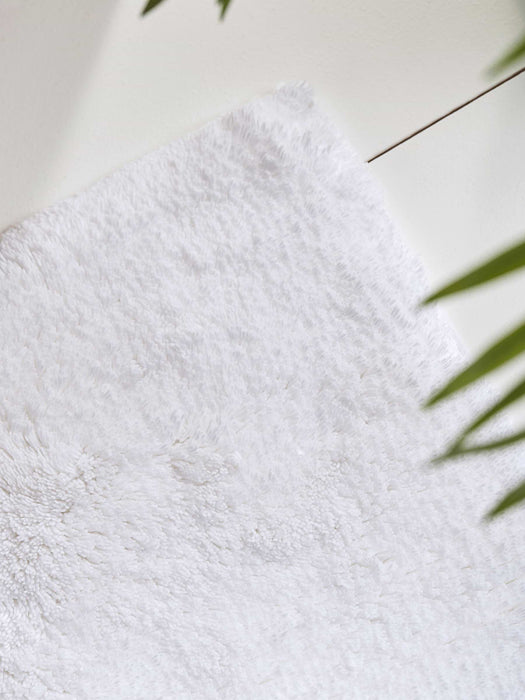 Textured Bath Mat - White
