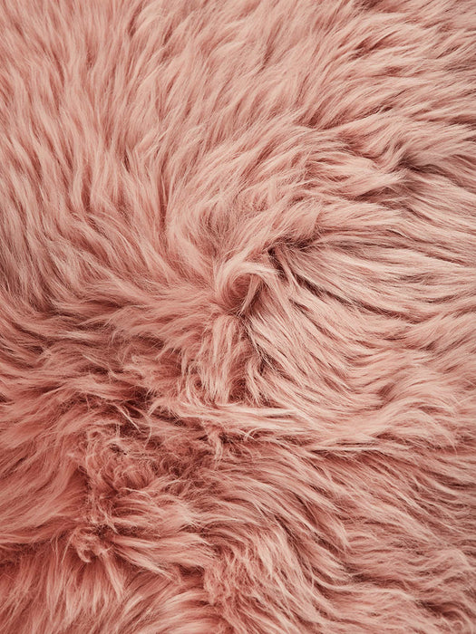 Sumptuous Sheepskin Single Rug - Blush