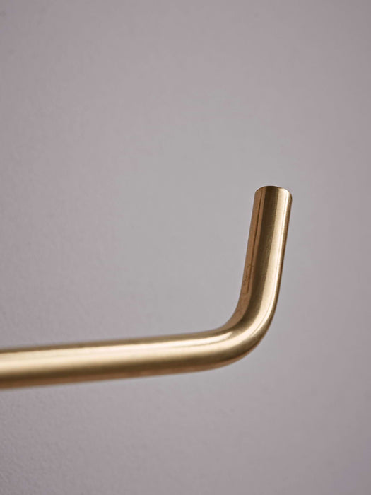 Deco Loo Roll Holder - Brass