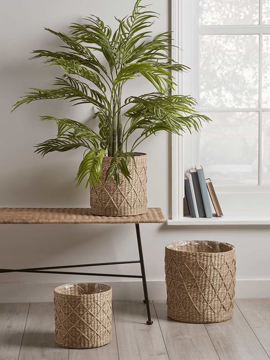 Three Diamond Woven Baskets