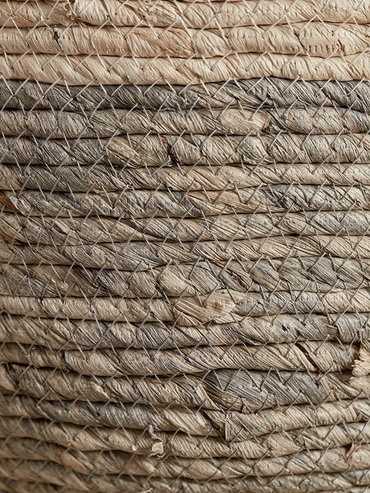 Three Woven Cornleaf Baskets