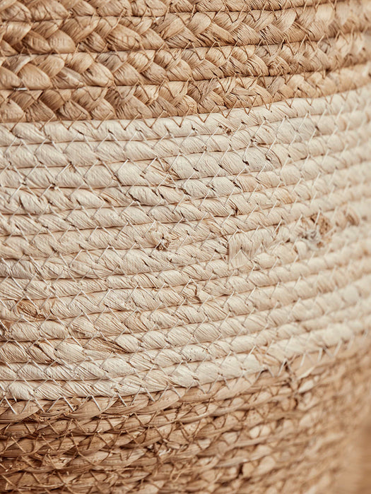 Three Woven Cornleaf Baskets - Natural