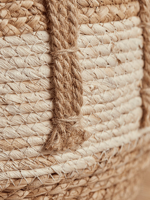 Three Woven Cornleaf Baskets - Natural