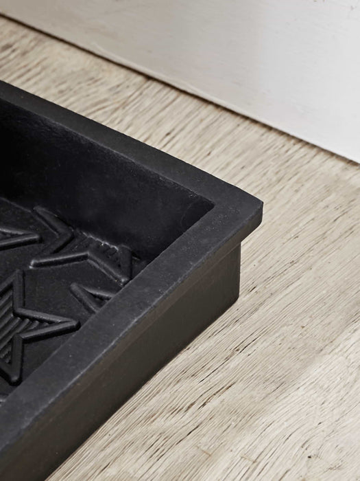 Star Print Rubber Boot Tray