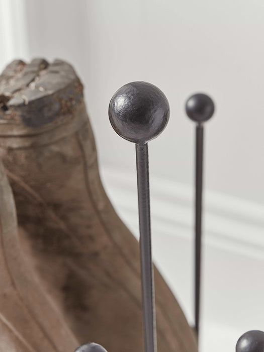 Four Pair Round Boot Rack