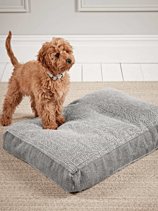 Mandala Pet Bed - Soft Grey