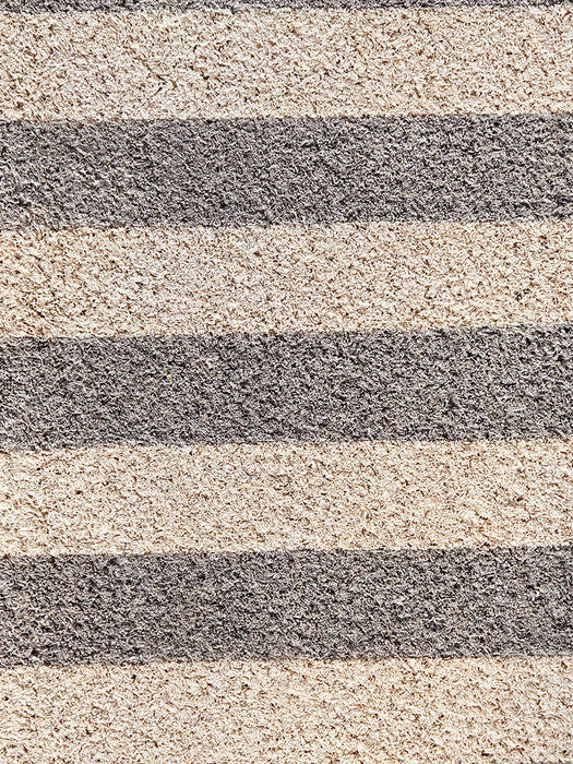 Grey & White Stripe Doormat