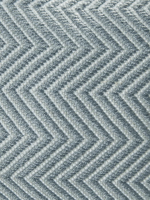 Indoor Outdoor Herringbone Cushion - Soft Blue