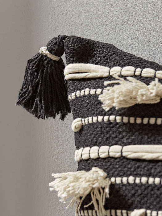 Black Tufted Cushion