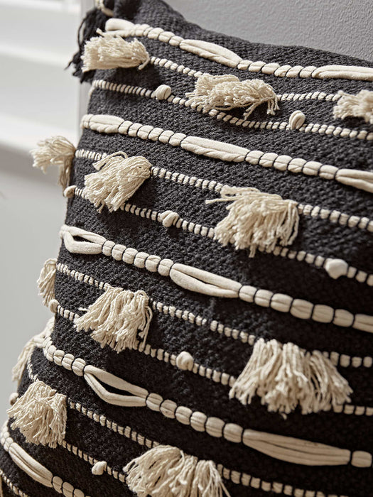 Black Tufted Cushion