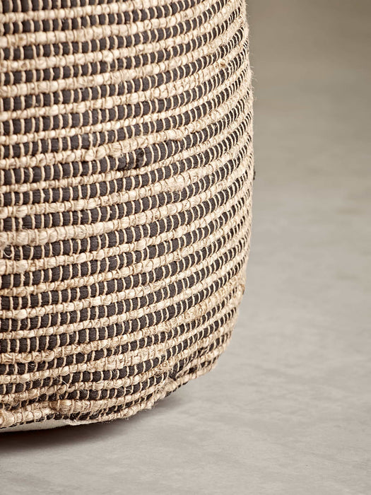 Round Jute Pouffe