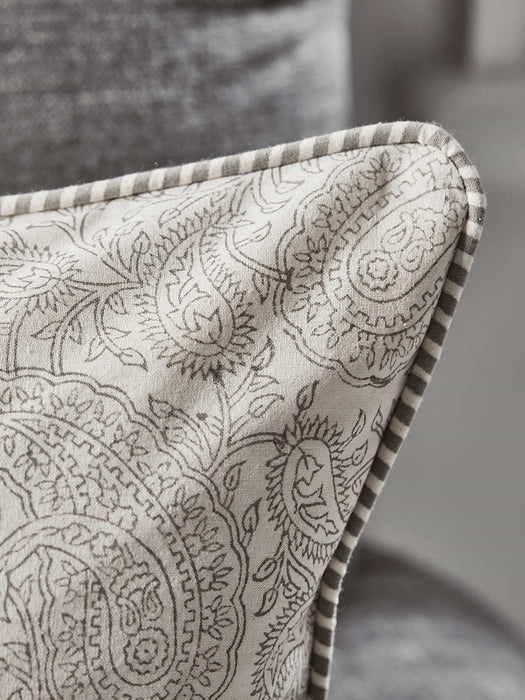 Paisley Block Print Cushion Cover