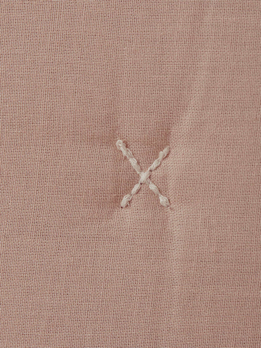 Cross Stitch Cushion - Blush