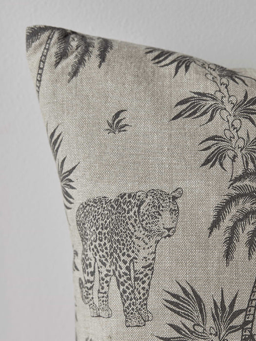 Leopard & Palm Tree Cushion