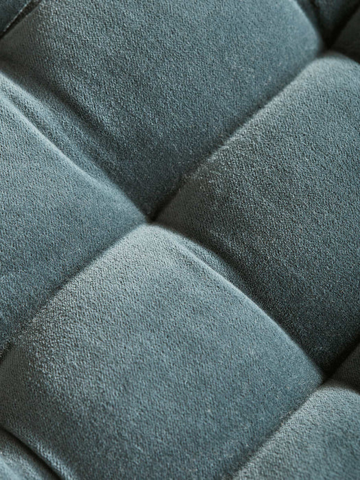 Velvet Seat Pad - Dusky Blue