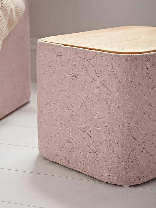 Two Wooden Topped Storage Tubs
