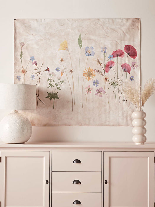 Oversized Pressed Flower Canvas