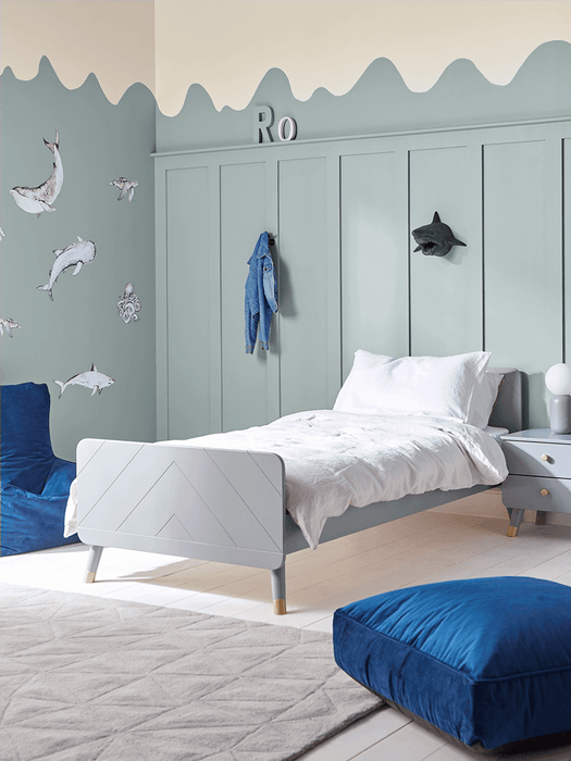 Lowen Bed - Soft Grey
