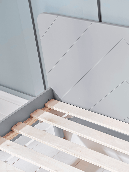 Lowen Bed - Soft Grey