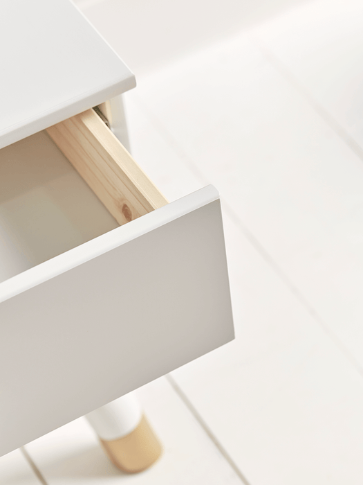 Lowen Bedside Table - White