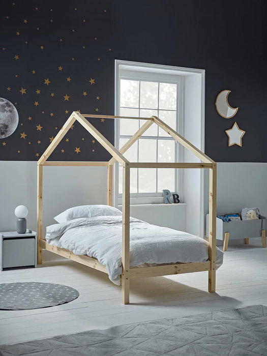 Wooden House Bed