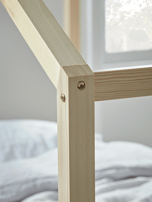 Wooden House Bed
