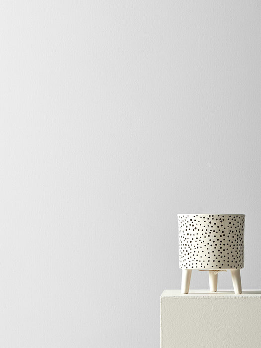 Three Monochrome Standing Planters