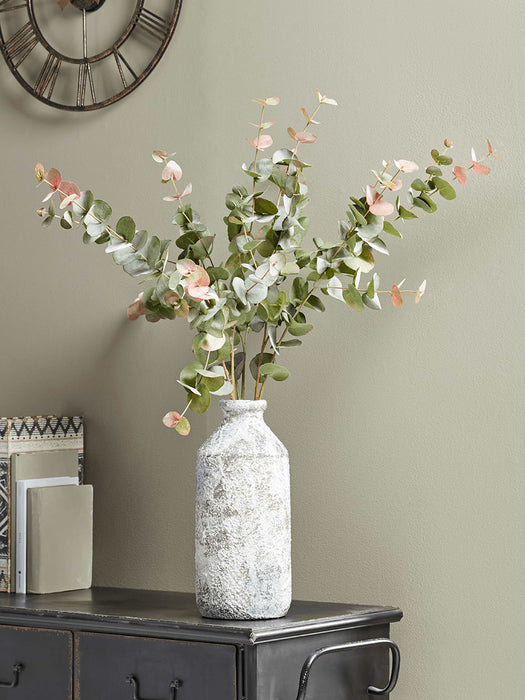 Three Faux Rounded Eucalyptus Sprays