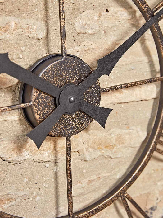 Distressed Indoor Outdoor Clock - Large