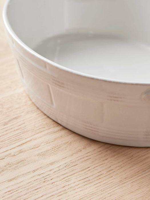 White Handle Bowl