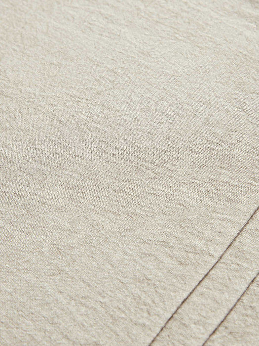 Cotton Table Runner - Taupe