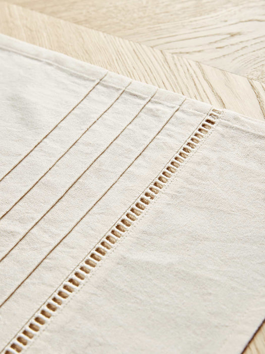 Cotton Table Runner - Natural