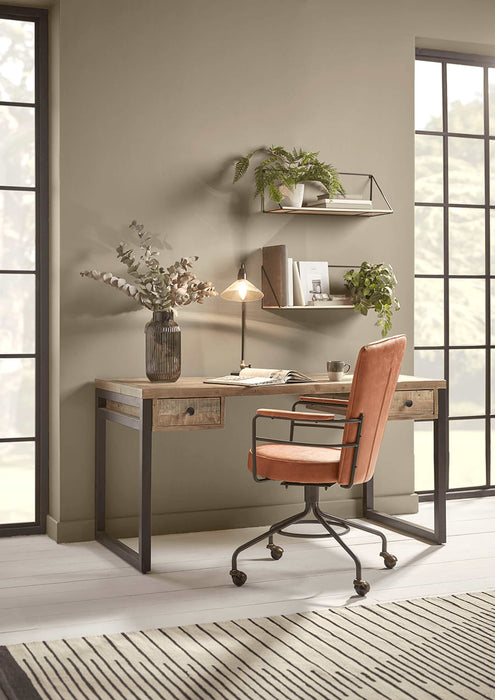 Industrial Style Office Chair - Tan