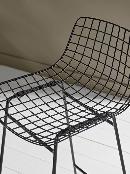 Black Iron Counter Stool