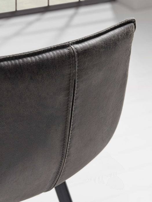 Two Williamsburg High Stools - Carbon