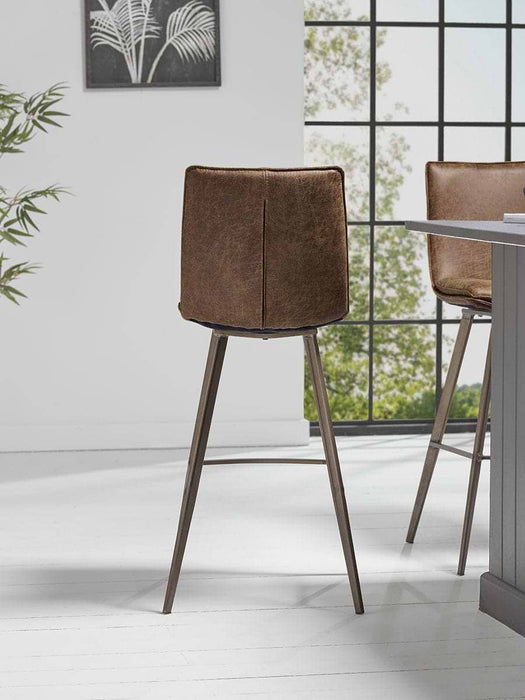 Two Williamsburg High Stools - Tan