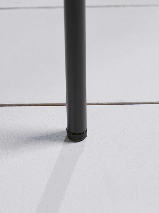 Two High Back Counter Stools - Black