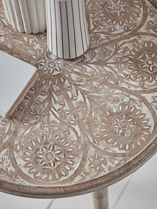 Taman Wooden Side Table
