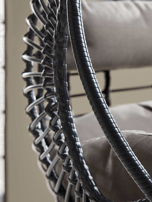 Indoor Outdoor Hanging Chair - Black
