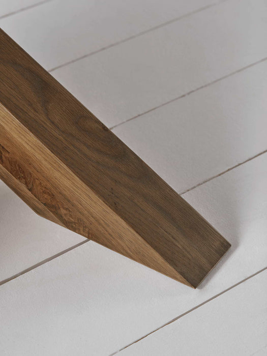 Geo Rustic Oak Dining Table - 2m