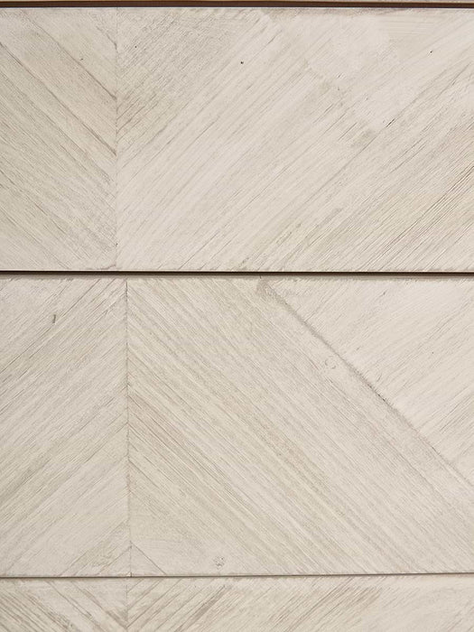 Limewashed Parquet Chest of Drawers