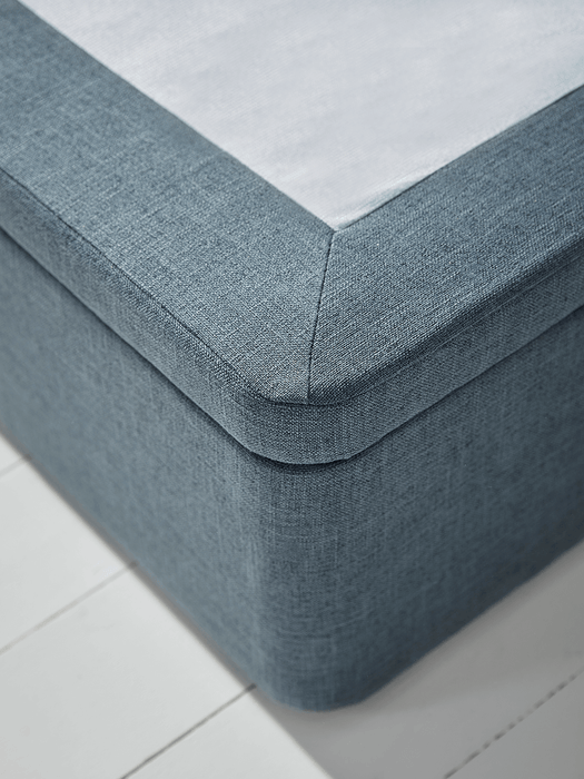 Lina Storage Bed Base - Navy Kingsize