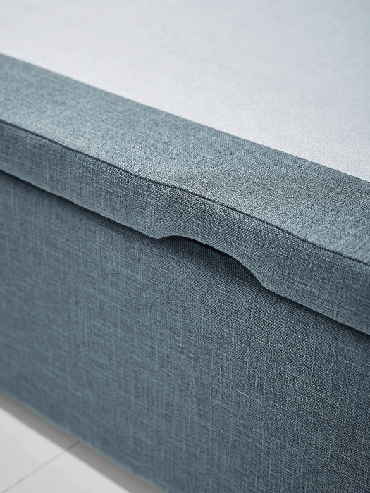Lina Storage Bed Base - Navy Kingsize