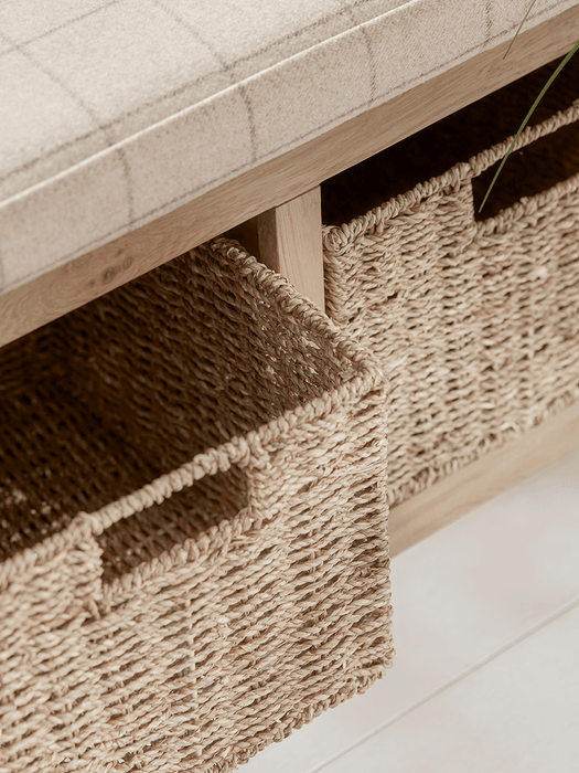 Burford Oak Storage Bench