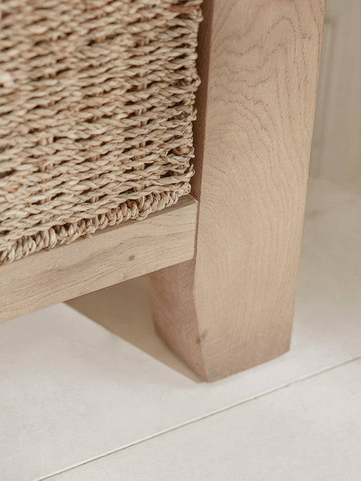 Burford Oak Storage Bench