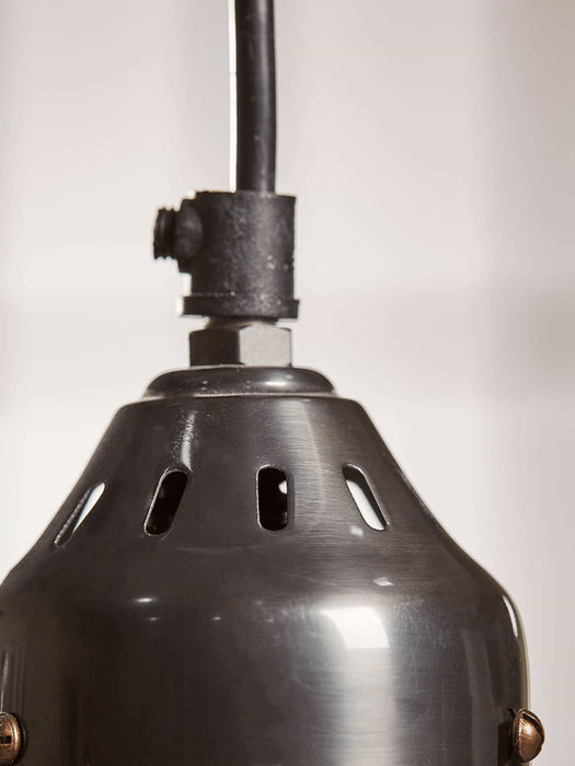 Fluted Glass Pendant - Round