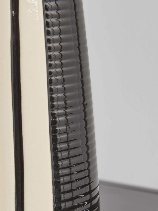 Monochrome Striped Table Lamp