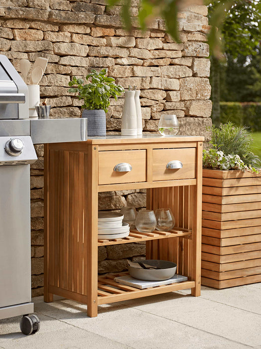 Malmo Outdoor Storage Cabinet - Shelves